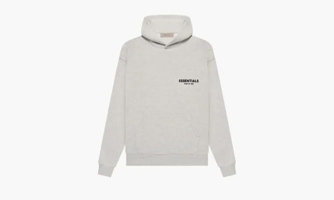 Одежда Fear of God Essentials Hoodie 'Light Oatmeal' серый
