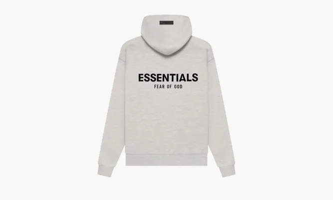 Одежда Fear of God Essentials Hoodie 'Light Oatmeal' серый