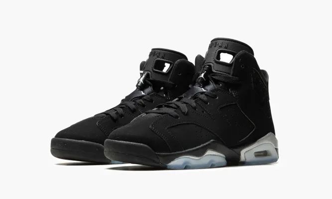 Кроссовки Air Jordan 6 GS «Chrome» черный