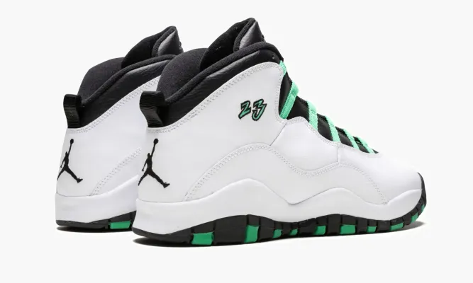 Кроссовки Air Jordan 10 Retro 30th GS «Verde» белый