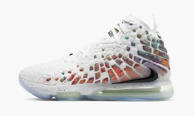 Для баскетбола Nike Lebron 17 «Air Command Force» разноцветный