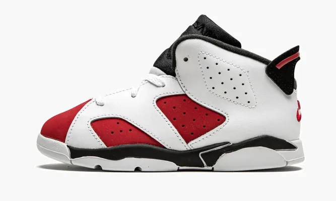 Для самых маленьких Air Jordan 6 Retro TD «Carmine 2021» белый
