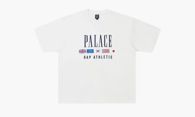 Одежда PALACE X GAP Heavy Jersey T-shirt «White» белый
