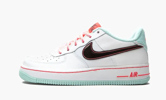 Кроссовки Air Force 1 '07 LV8 GS «White / Atomic Pink» белый