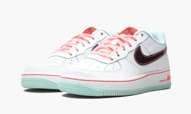 Кроссовки Air Force 1 '07 LV8 GS «White / Atomic Pink» белый