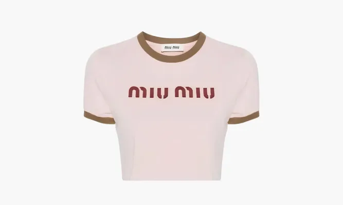 Одежда Miu Miu Short T-shirt «Pink» розовый