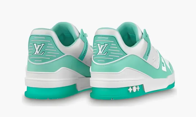 Кроссовки Louis Vuitton Trainer Maxi «Turquoise» зеленый