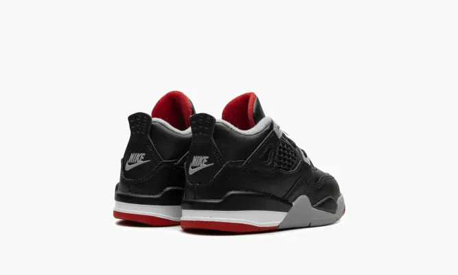 Для самых маленьких Air Jordan 4 TD «Bred Reimagined» черный
