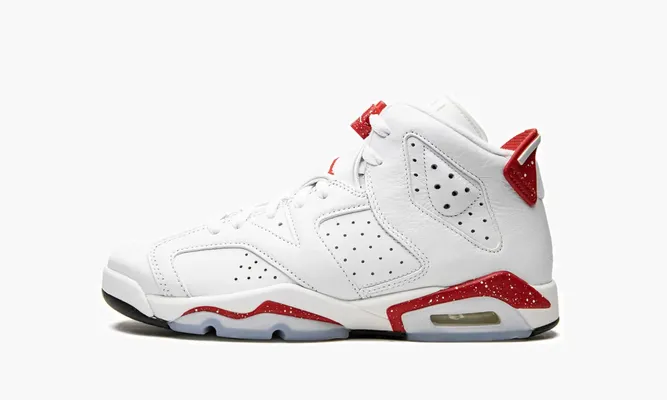 Кроссовки Air Jordan 6 Retro GS «Red Oreo» белый