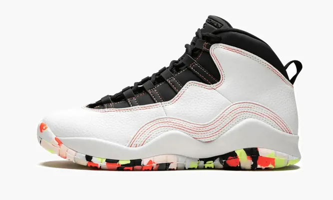 Кроссовки Air Jordan 10 Retro GS «Ember Glow» белый