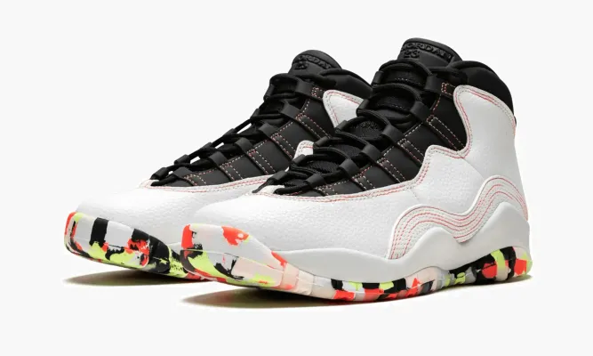 Кроссовки Air Jordan 10 Retro GS «Ember Glow» белый
