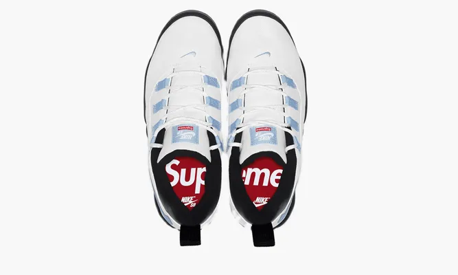 Кроссовки Nike Supreme X SB Air Darwin Low «White» белый