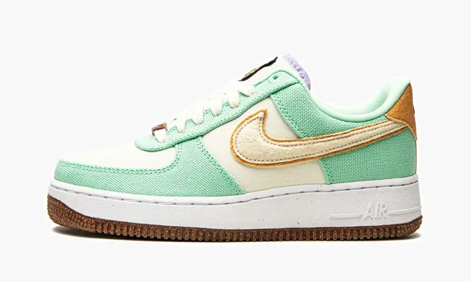 Кроссовки Air Force 1 LO MNS WMNS «Happy Pineapple» зеленый,белый