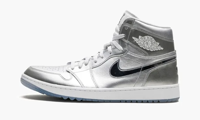 Кроссовки Air Jordan 1 High Golf «Gift Giving» серебряный