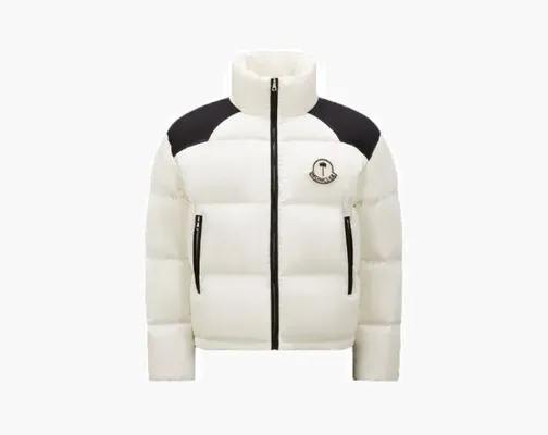 Одежда Palm Angels X MONCLER GENIUS Down Jacket «Beige» белый
