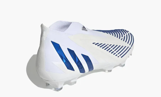 Для футбола Adidas Predator Edge+ Fg «White Hi-res Blue» белый