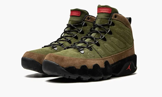 Кроссовки Air Jordan 9 Retro Boot «Beef And Broccoli» зеленый
