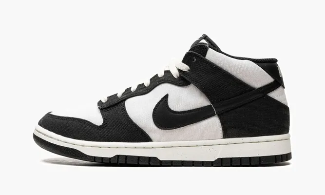 Кроссовки Nike Dunk Mid «Black / White» черный
