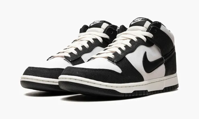 Кроссовки Nike Dunk Mid «Black / White» черный