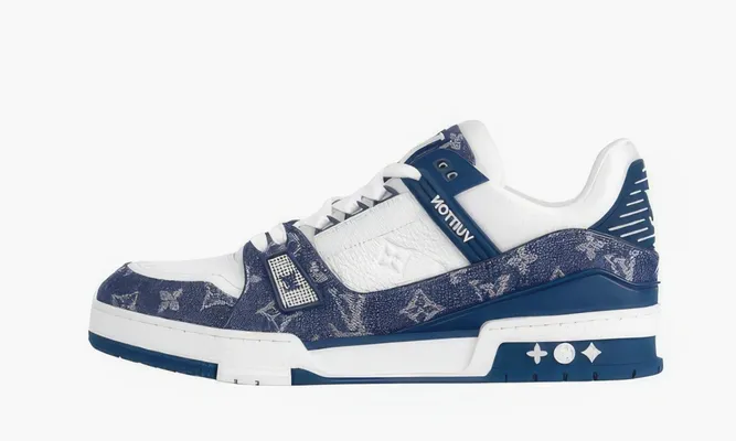 Кроссовки Louis Vuitton «Blue» синий