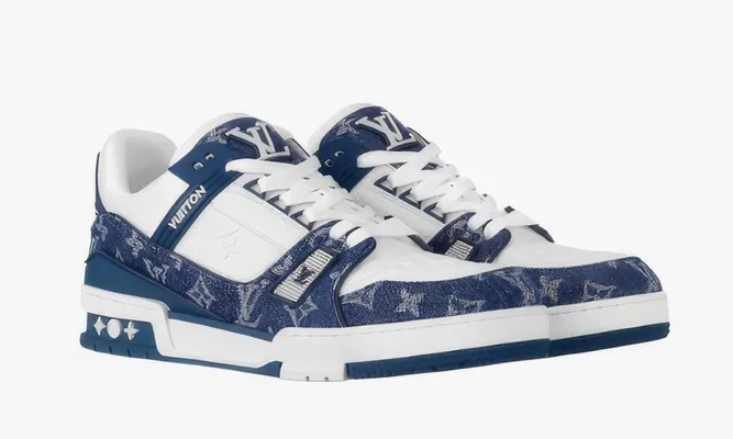Кроссовки Louis Vuitton «Blue» синий