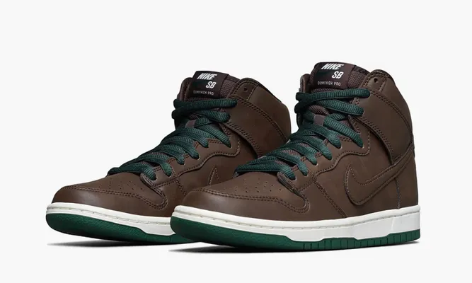 Кроссовки Nike SB Dunk High «Baroque Brown» коричневый