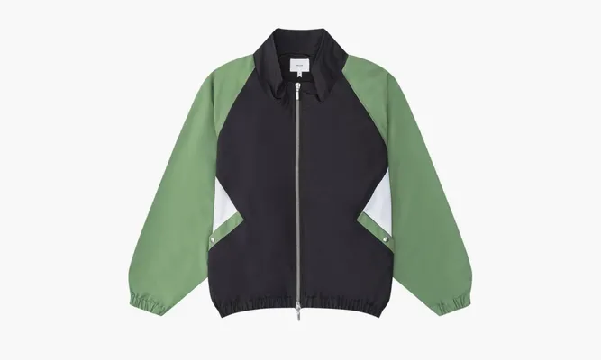Одежда RHUDE Color Block Track Jacket «Black / Green / White» зеленый