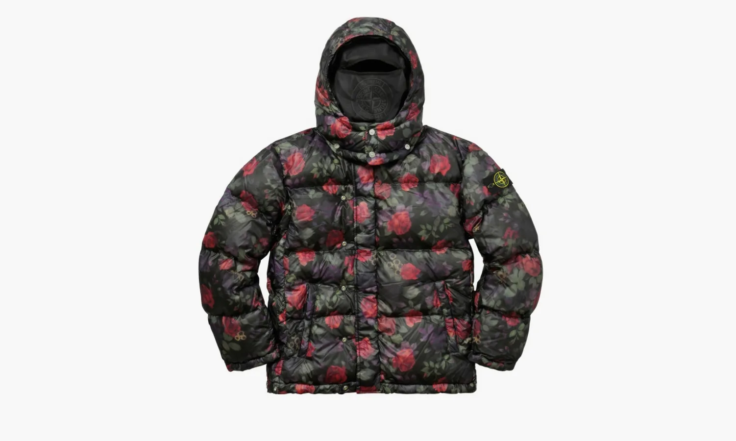 Supreme Stone Island Lamy Cover Stampato Puffy Jacket «Black»