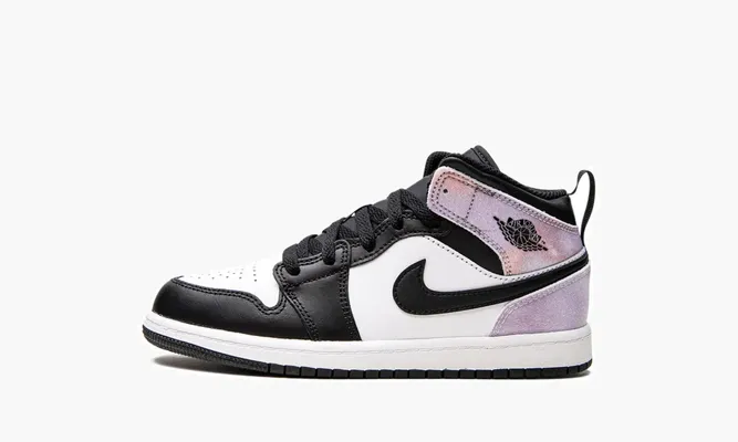 Для самых маленьких Air Jordan 1 Mid SE PS «Tie-dye» черный