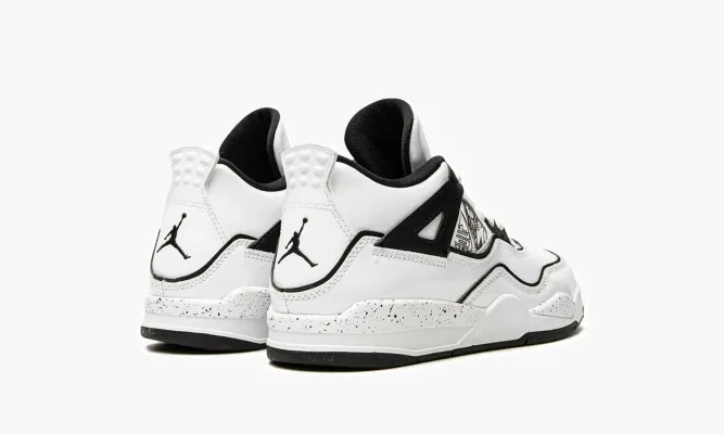 Для самых маленьких Air Jordan 4 Retro PS «Diy» белый
