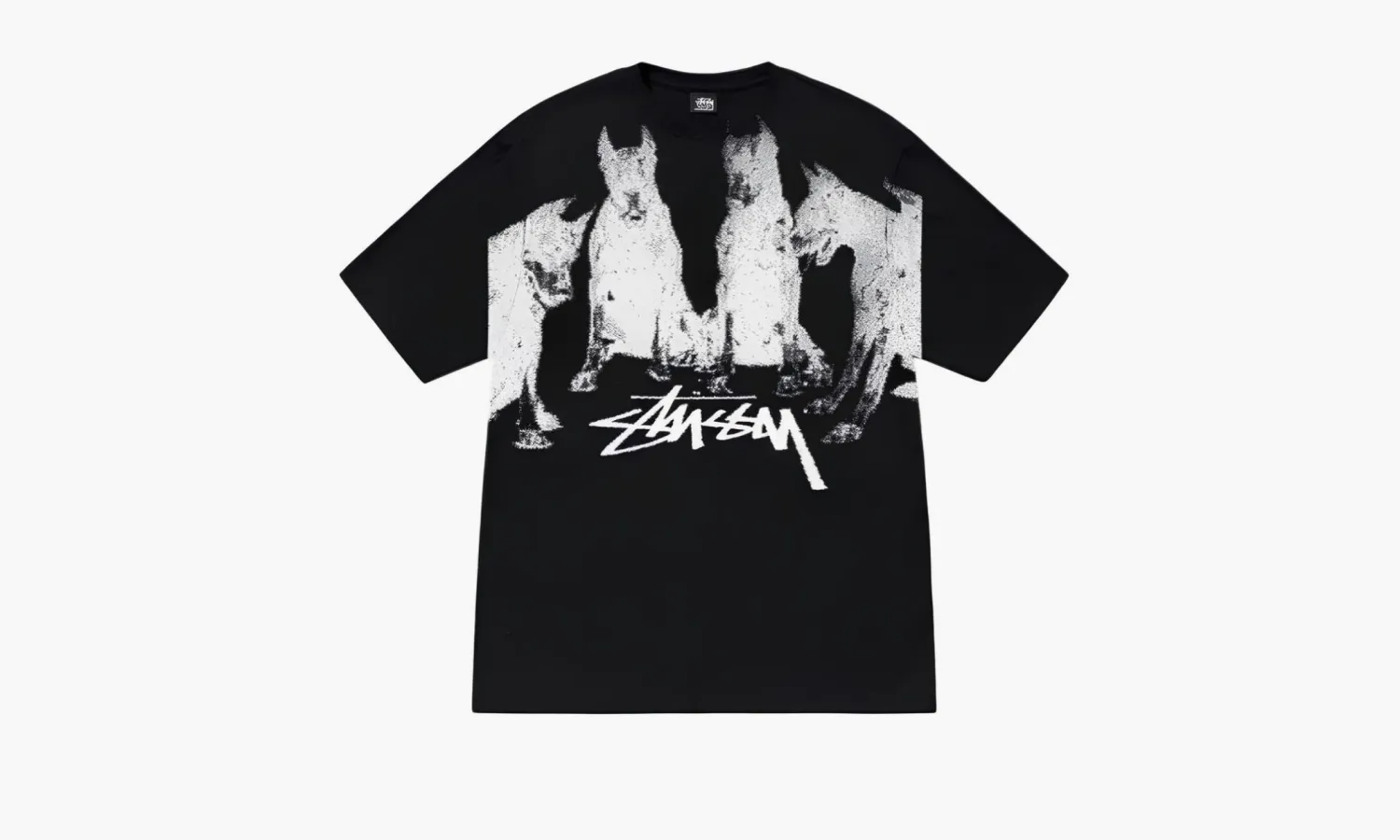 Stussy T-shirt «Black White»