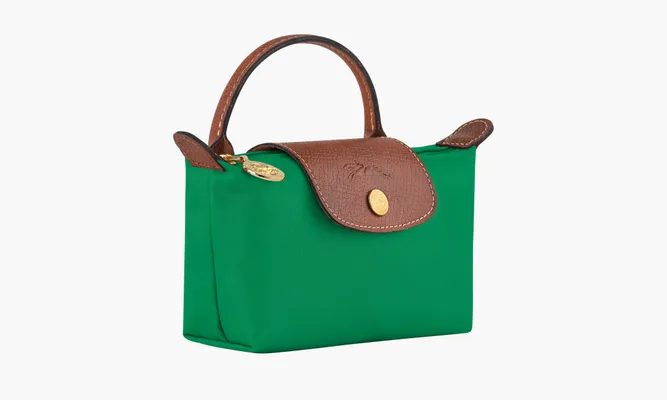Сумки Longchamp Le Pliage Original Pouch With Handle Green зеленый