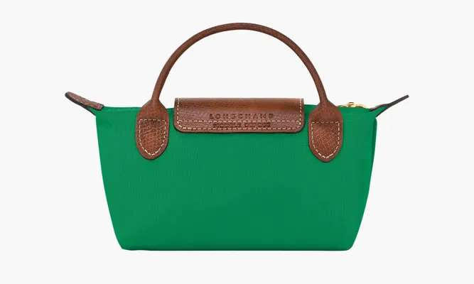 Сумки Longchamp Le Pliage Original Pouch With Handle Green зеленый