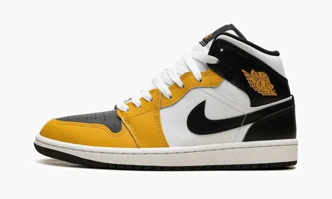 Кроссовки Air Jordan 1 Mid «Yellow Ochre» желтый