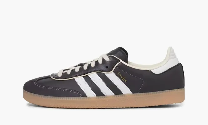 Кроссовки Adidas Originals Samba OG «Aura Black» черный