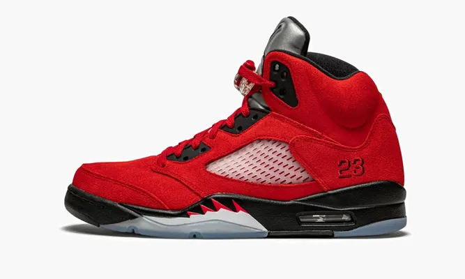Кроссовки Air Jordan 5 Retro «Raging Bull 2021» красный