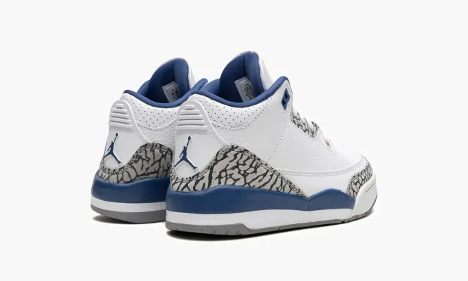 Для самых маленьких Air Jordan 3 PS «Wizards» белый