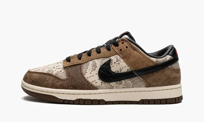 Кроссовки Nike Dunk Low Premium «Co.jp Brown Snakeskin» коричневый