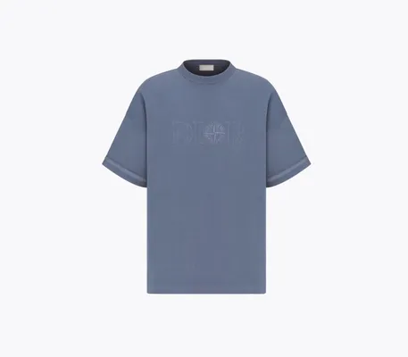 Одежда Dior x Stone Island T-Shirt «Blue» синий