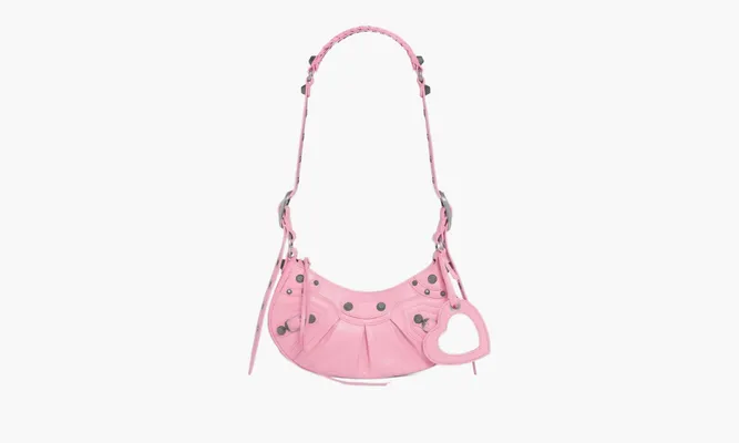 Сумки Balenciaga Le Cagole Shoulder Bag «Pink» розовый