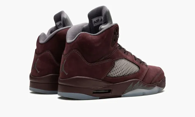Кроссовки Air Jordan 5 «Burgundy 2023» бордовый