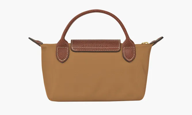 Сумки Longchamp Le Pliage Original Pouch With Handle Fawn коричневый