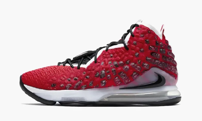 Для баскетбола Nike Lebron 17 «Uptempo» красный
