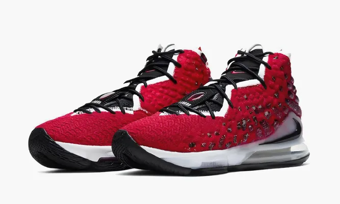 Для баскетбола Nike Lebron 17 «Uptempo» красный
