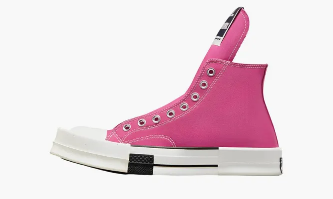 Кроссовки Rick Owens X Converse Chuck Taylor Drkshdw «Cactus Flower Pink» розовый
