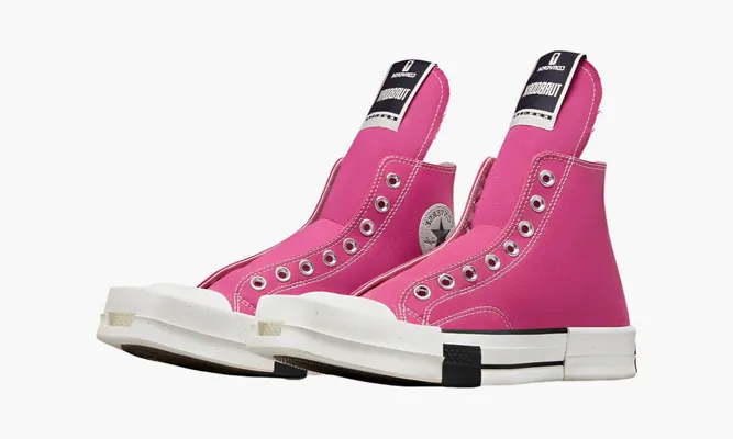 Кроссовки Rick Owens X Converse Chuck Taylor Drkshdw «Cactus Flower Pink» розовый