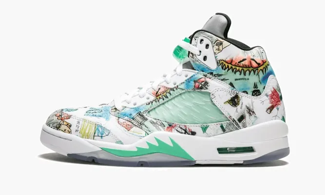 Кроссовки Air Jordan 5 Retro «Wings» белый