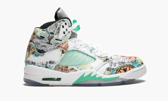 Кроссовки Air Jordan 5 Retro «Wings» белый