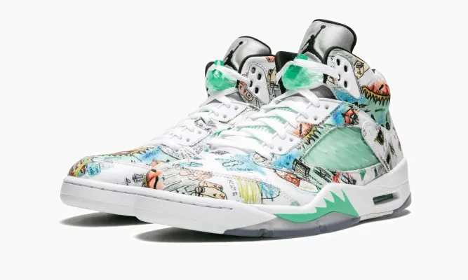 Кроссовки Air Jordan 5 Retro «Wings» белый