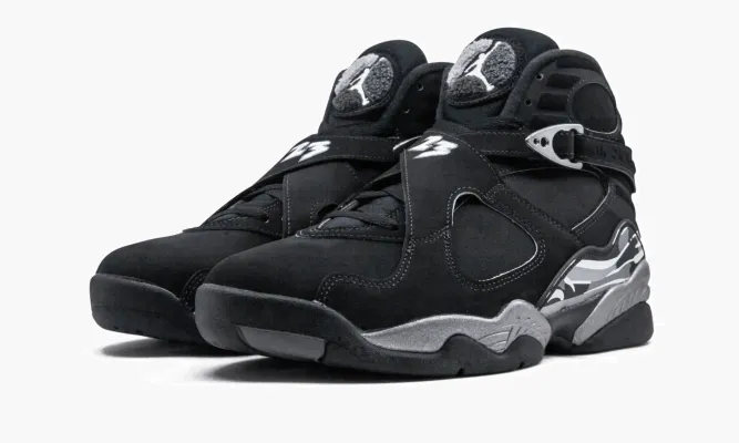 Кроссовки Air Jordan 8 Retro «Chrome» черный